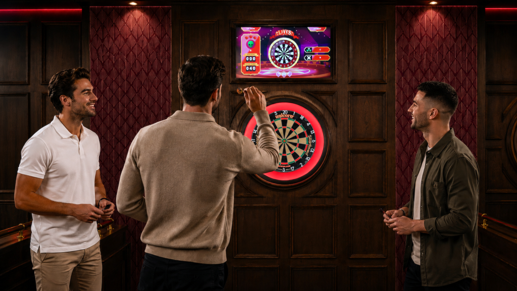 Interactive Darts in Dubai JBR | Kapitol Social